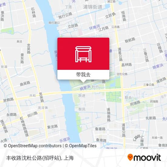 丰收路沈杜公路(招呼站)地图