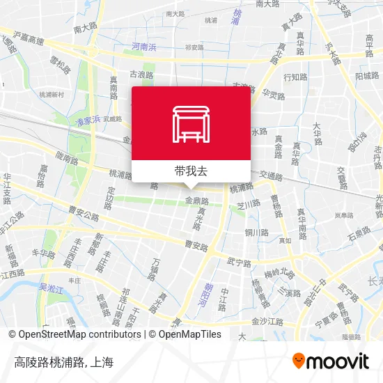 高陵路桃浦路地图
