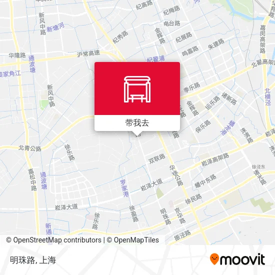 明珠路地图