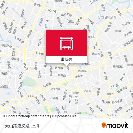 天山路遵义路地图