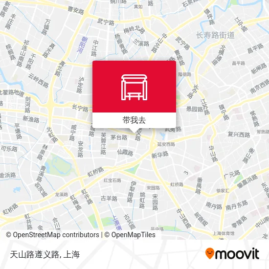 天山路遵义路地图