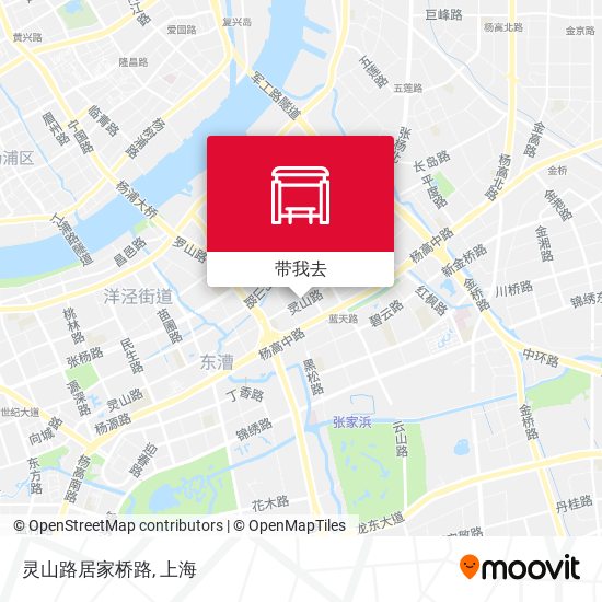 灵山路居家桥路地图