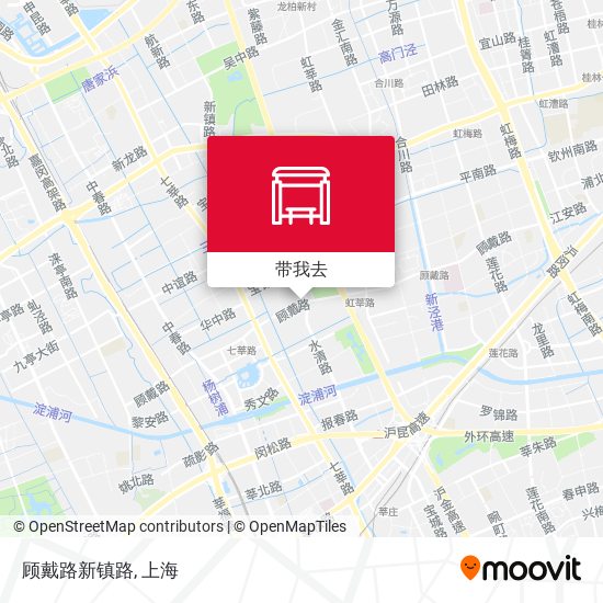 顾戴路新镇路地图