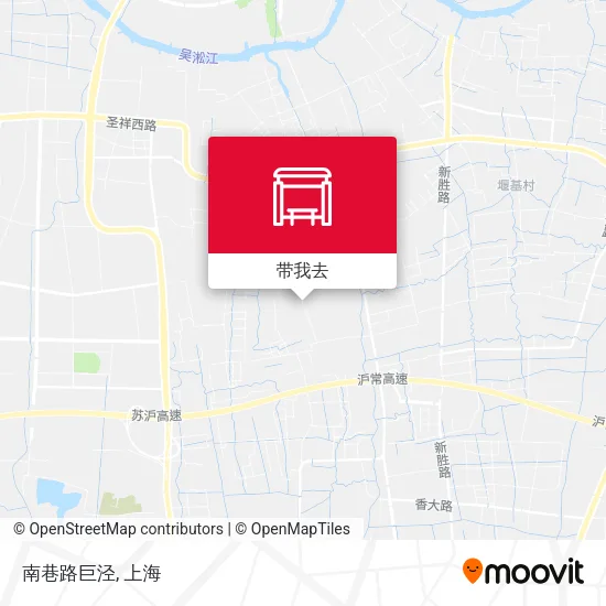 南巷路巨泾地图