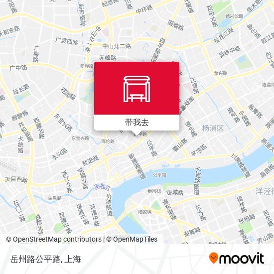 岳州路公平路地图