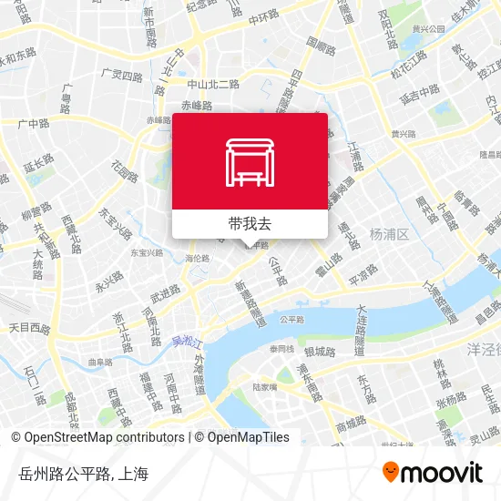 岳州路公平路地图