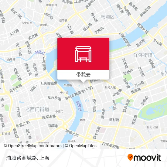 浦城路商城路地图
