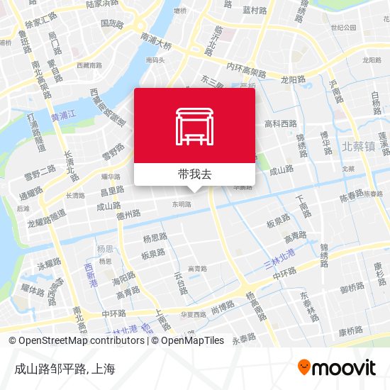 成山路邹平路地图