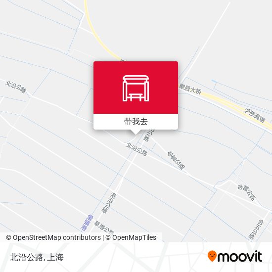 北沿公路地图