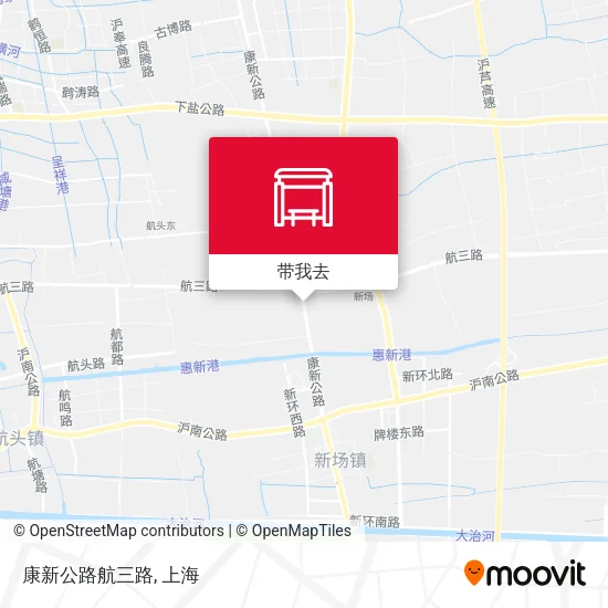 康新公路航三路地图