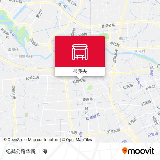 纪鹤公路华新地图