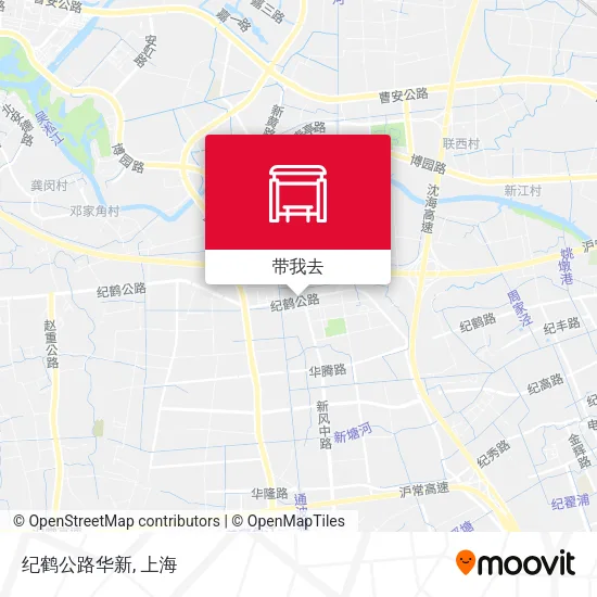 纪鹤公路华新地图