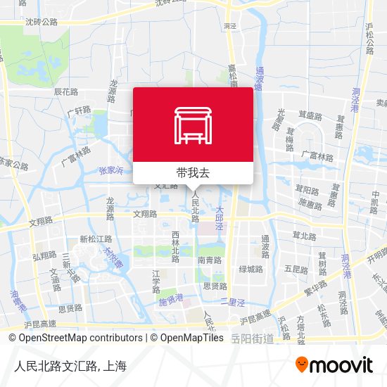 人民北路文汇路地图