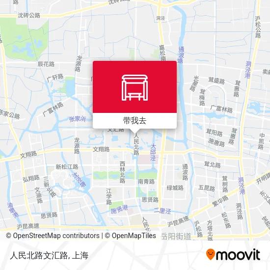 人民北路文汇路地图
