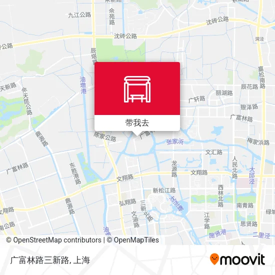 广富林路三新路地图