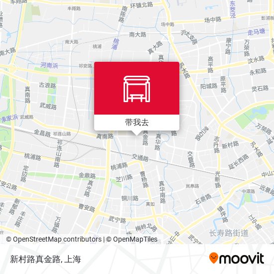 新村路真金路地图