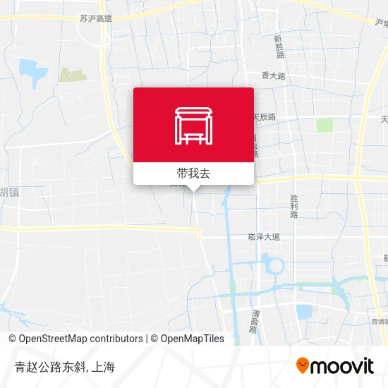 青赵公路东斜地图