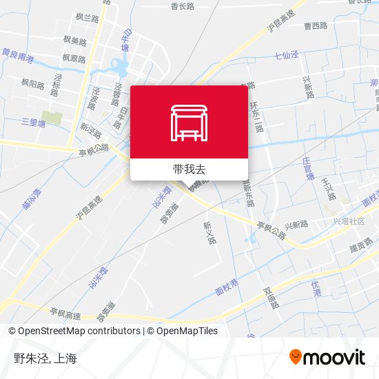 野朱泾地图