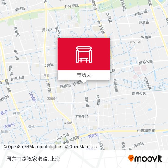 周东南路祝家港路地图