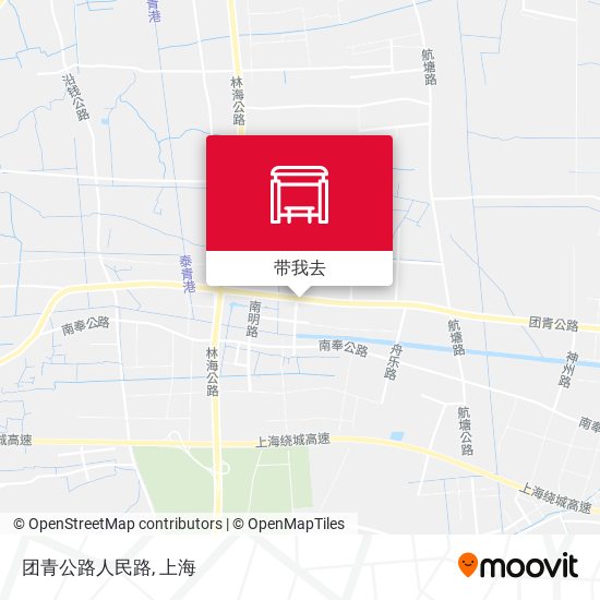 团青公路人民路地图