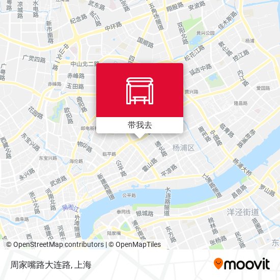 周家嘴路大连路地图