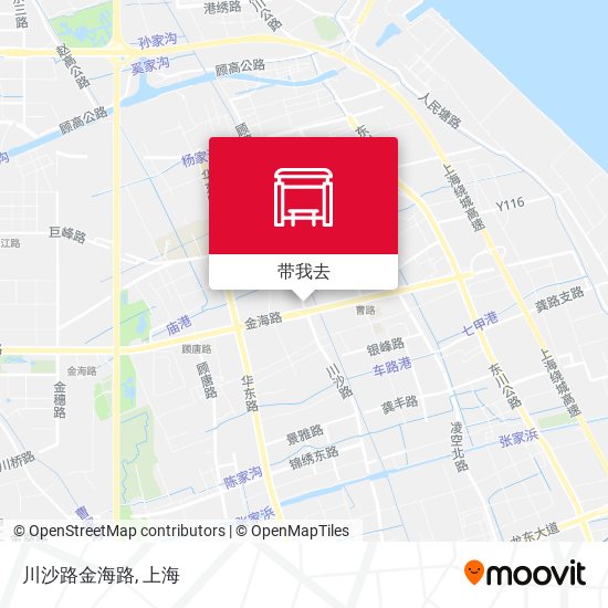 川沙路金海路地图