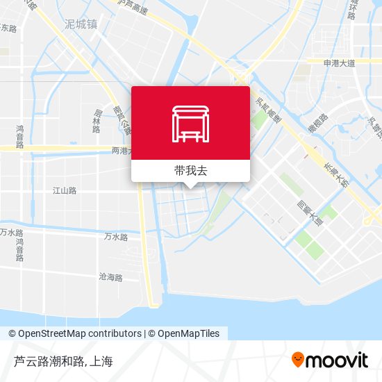 芦云路潮和路地图