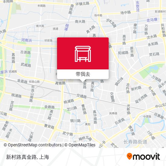 新村路真金路地图