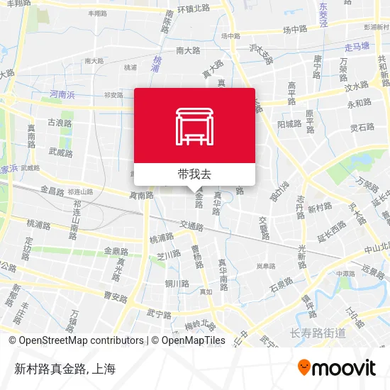 新村路真金路地图