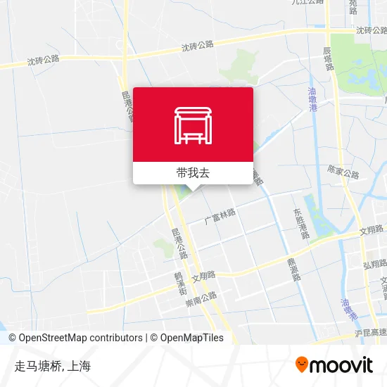 走马塘桥地图