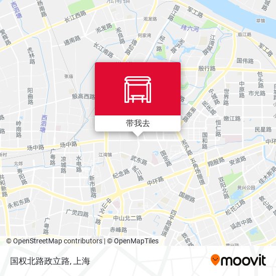 国权北路政立路地图