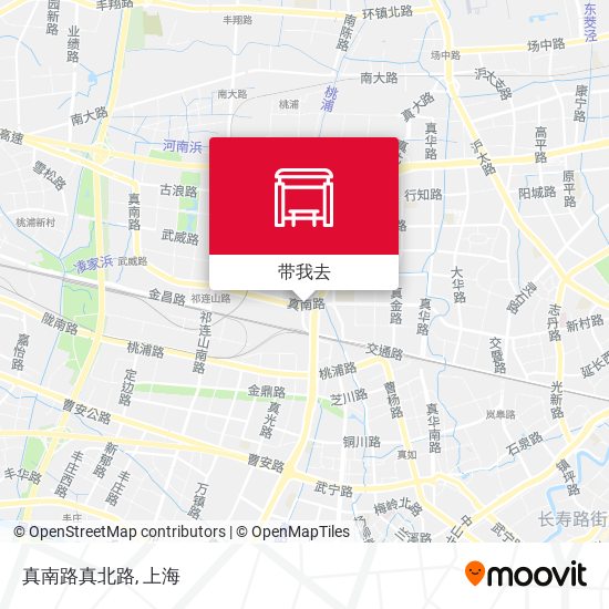 真南路真北路地图