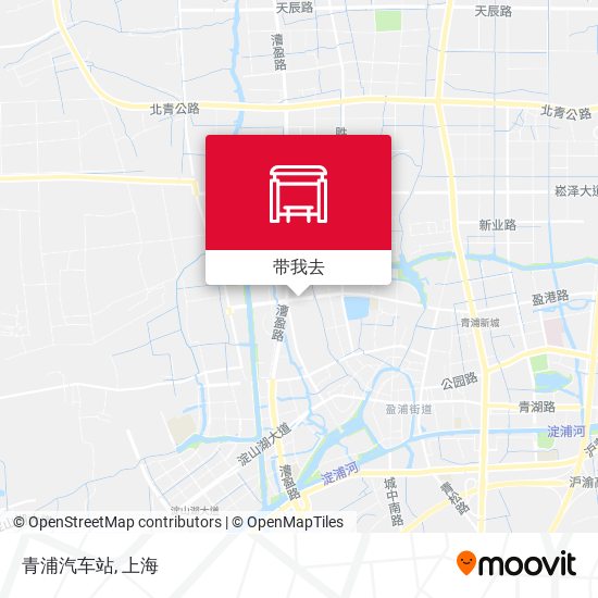 青浦汽车站地图