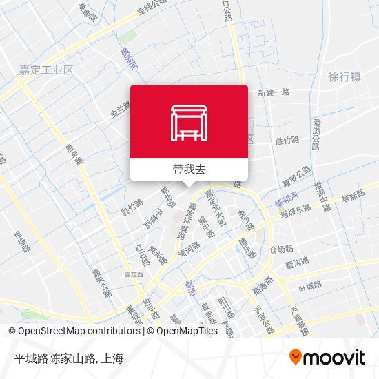 平城路陈家山路地图