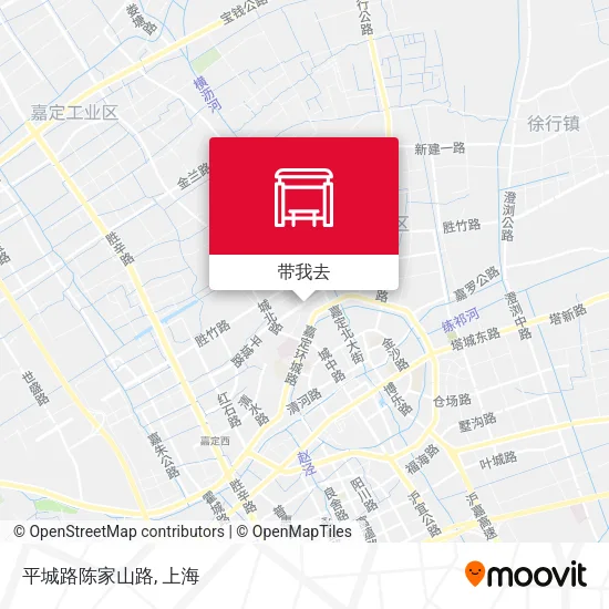 平城路陈家山路地图