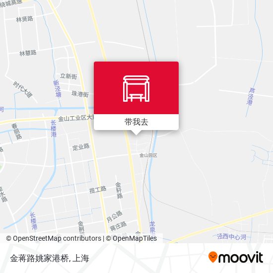 金蒋路姚家港桥地图