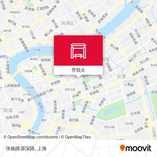 张杨路源深路地图