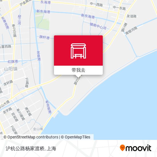 沪杭公路杨家渡桥地图
