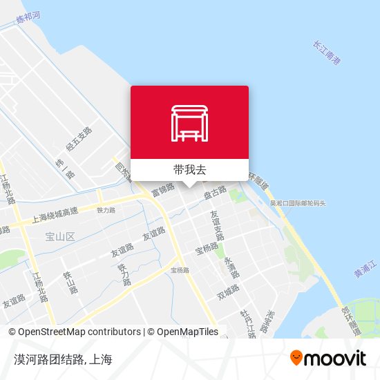 漠河路团结路地图