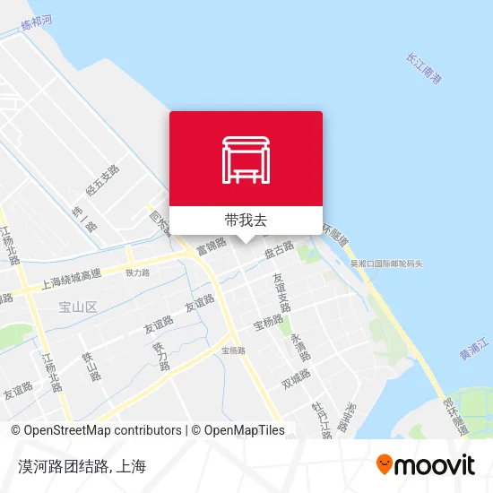 漠河路团结路地图