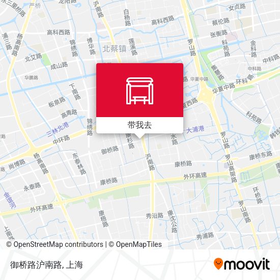 御桥路沪南路地图