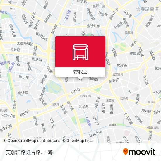 芙蓉江路虹古路地图