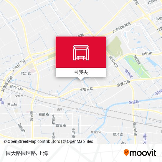 园大路园区路地图