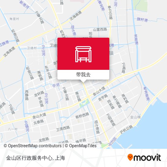 金山区行政服务中心地图