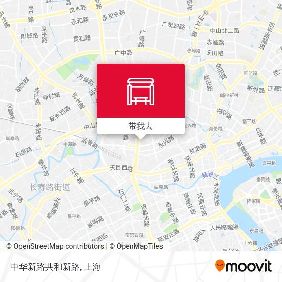 中华新路共和新路地图