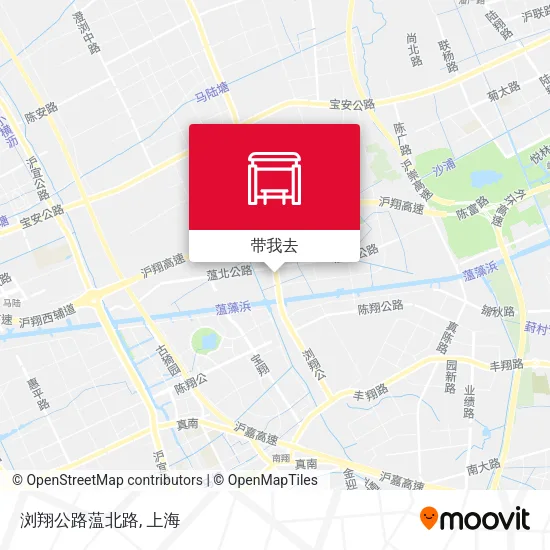 浏翔公路蕰北路地图
