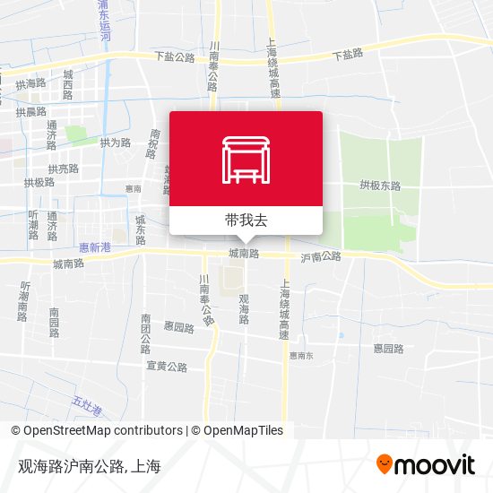 观海路沪南公路地图