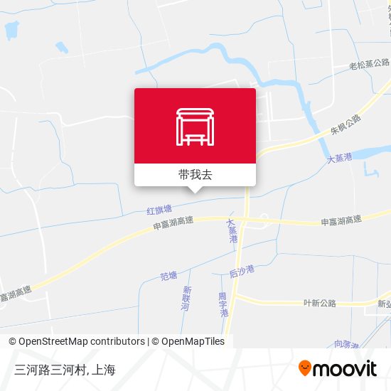 三河路三河村地图