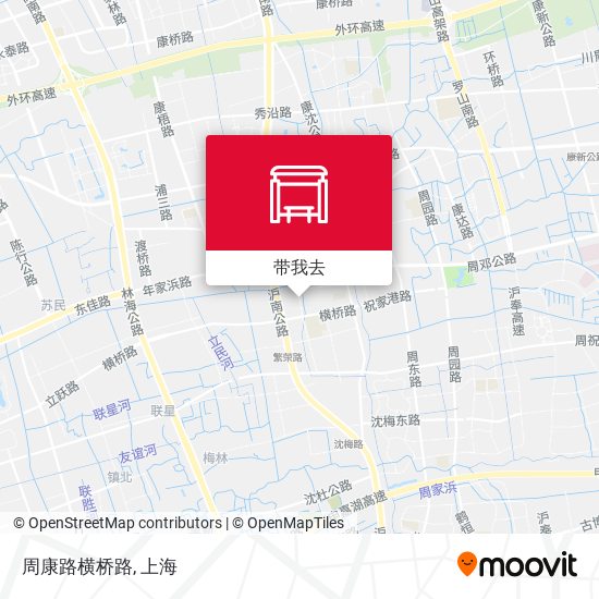 周康路横桥路地图