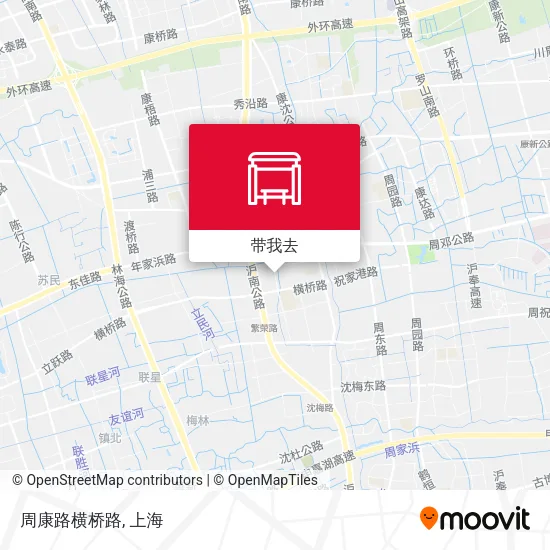 周康路横桥路地图